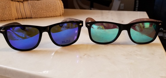 Handcrafted Unisex Bamboo UV Sunglasses - Picture 5 of 7